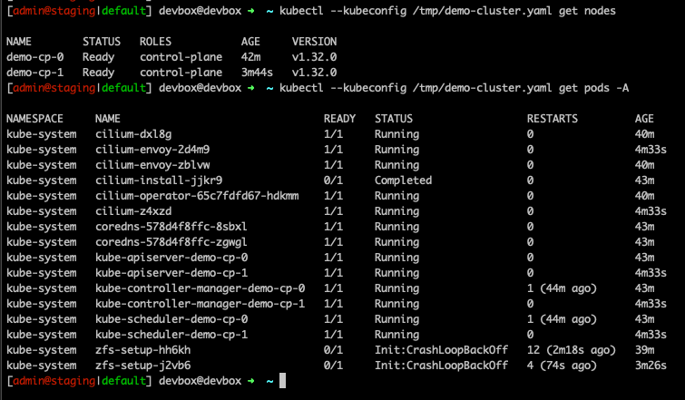 cluster-demo-up
