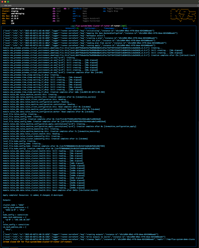 terraform-logs-pod-runner