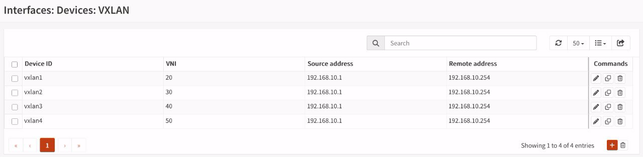 VXLAN OPNsense